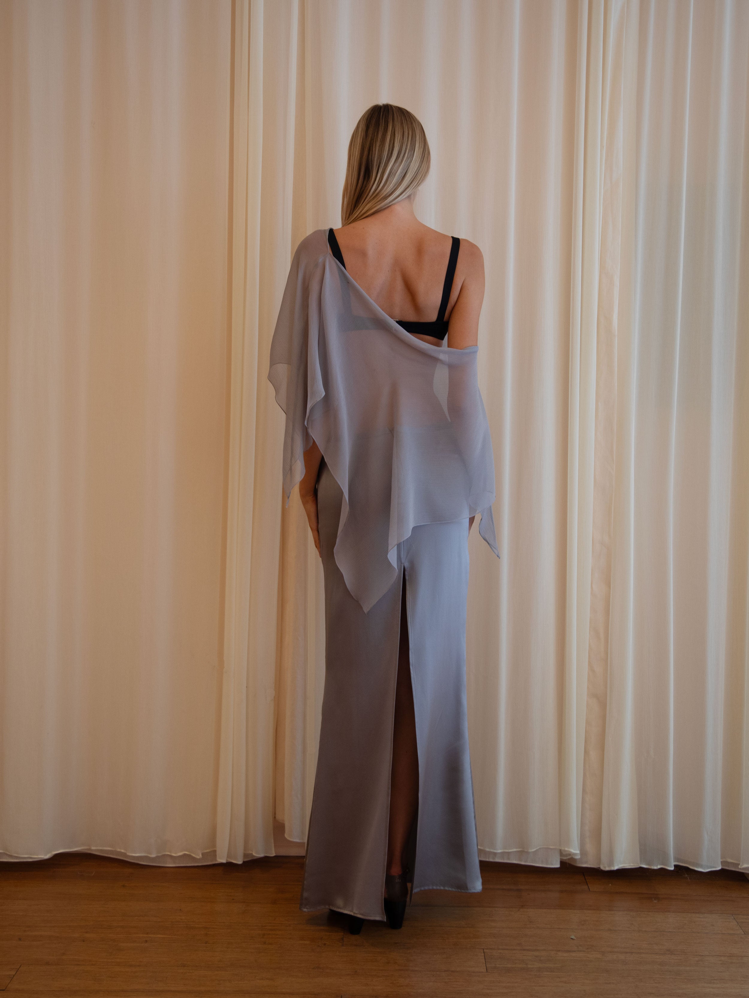 SOLSTICE SKIRT IN SLATE