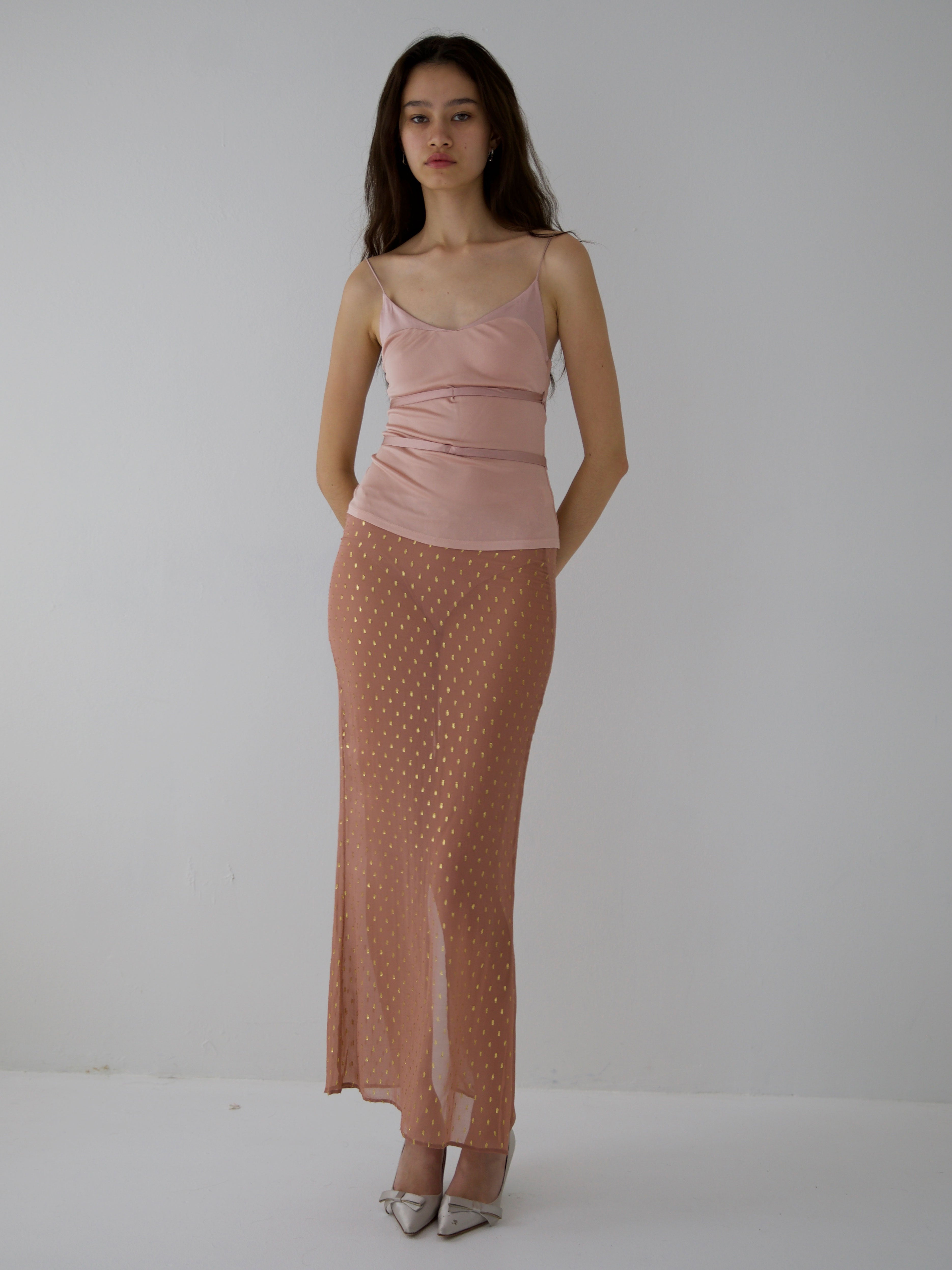 SOLSTICE SKIRT IN MAUVE