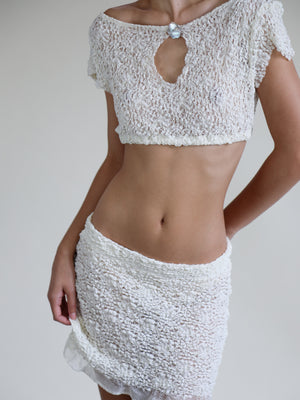 
                  
                    Load image into Gallery viewer, LACE SKIRT + DEADSTOCK
                  
                