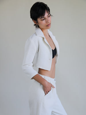 
                  
                    Load image into Gallery viewer, CRISP KNIT JACKET + DEADSTOCK
                  
                
