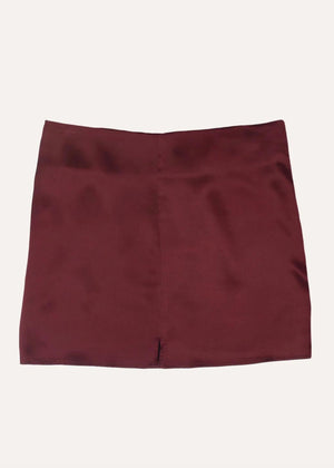 
                  
                    Load image into Gallery viewer, QUINCE  SKIRT BURGUNDY + DEADSTOCK
                  
                