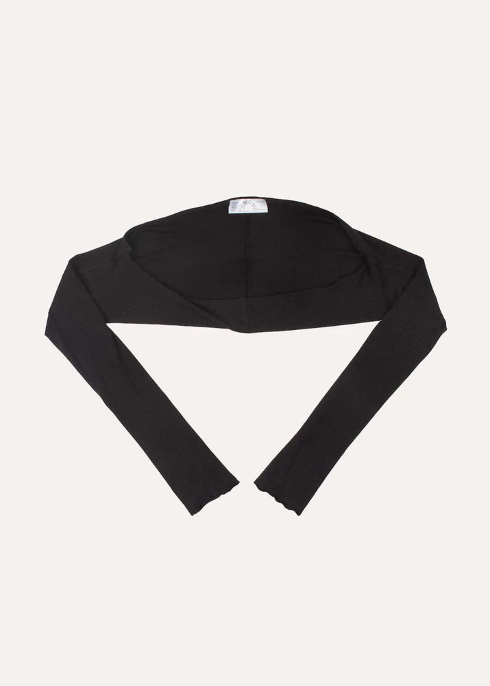 
                  
                    Load image into Gallery viewer, PLUM SHRUG BLACK + RECYCLED
                  
                